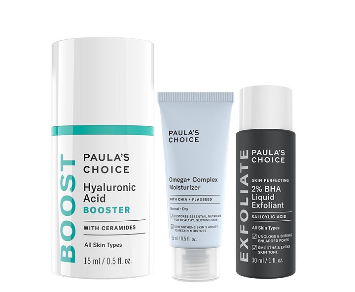 Bộ sản phẩm cấp nước dưỡng ẩm, chống lão hóa Paula's Choice Hyaluronic Acid Booster