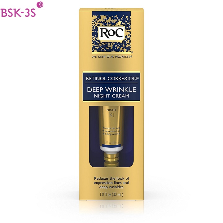 RoC Retinol Correxion Deep Wrinkle Anti-Aging Retinol Night Cream. 