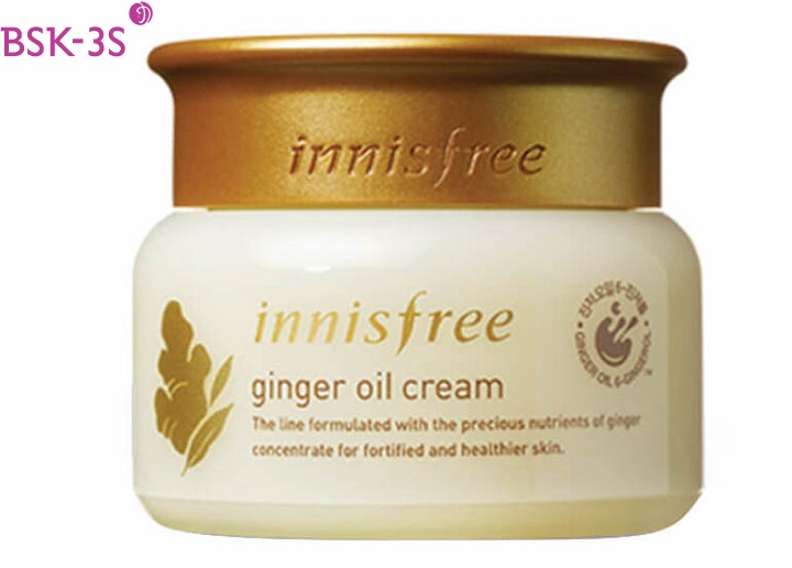 Kem chống lão hóa Innisfree Ginger Oil Cream giúp dưỡng ẩm hiệu quả 