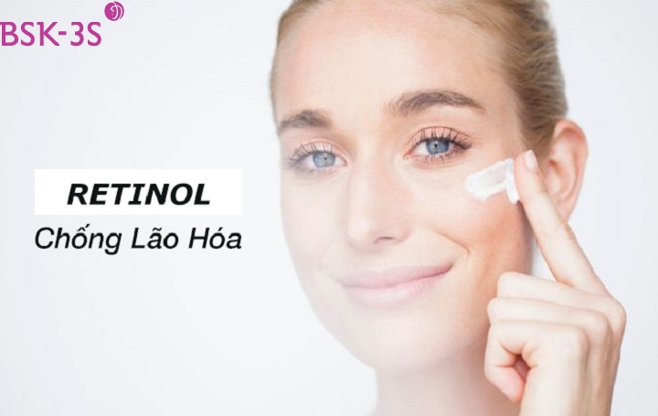 Sử dụng kem chống lão hóa: retinoid, Vitamin C, Hydroxy Acids, Niacinamide..