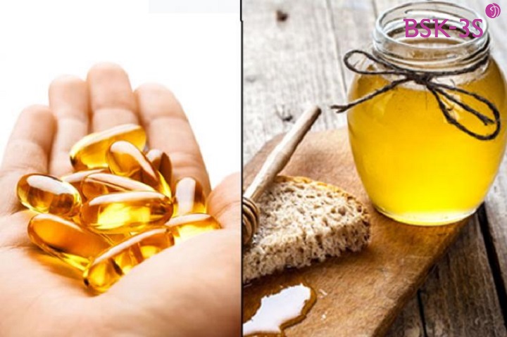 Vitamin E và mật ong có tác dụng kháng viêm rất tốt cho da