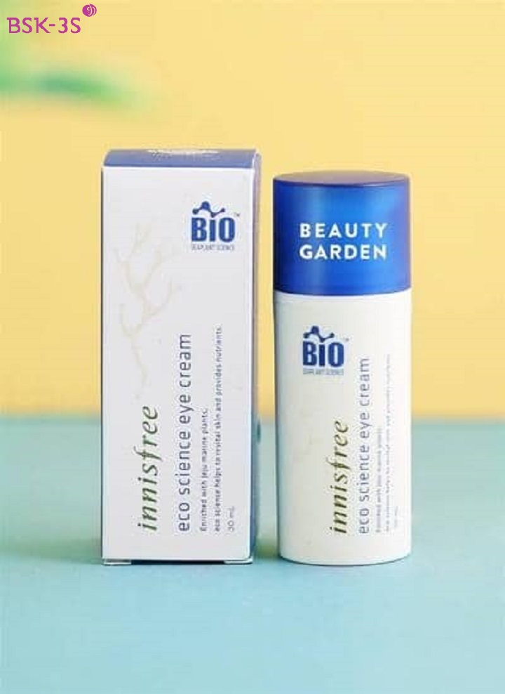 Kem dưỡng mắt Innisfree Eco Science Eye Cream: giúp dưỡng vùng da mắt trở nên mềm mịn, hạn chế hình thành nếp nhăn