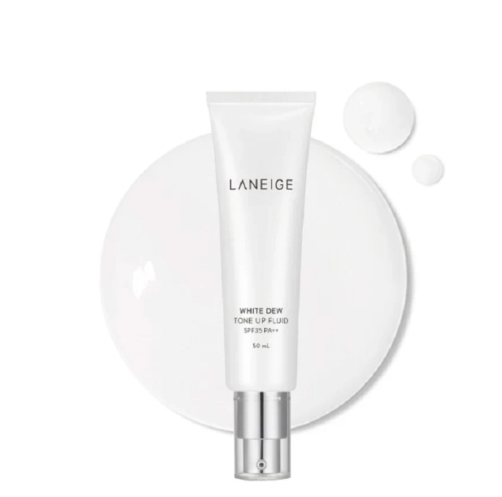 Dưỡng Trắng da chống nắng Laneige White Dew Tone Up Fluid SPF 35