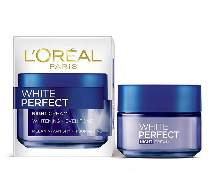 Kem dưỡng L’Oreal Paris White Perfect Night Cream ban đêm cho da dầu