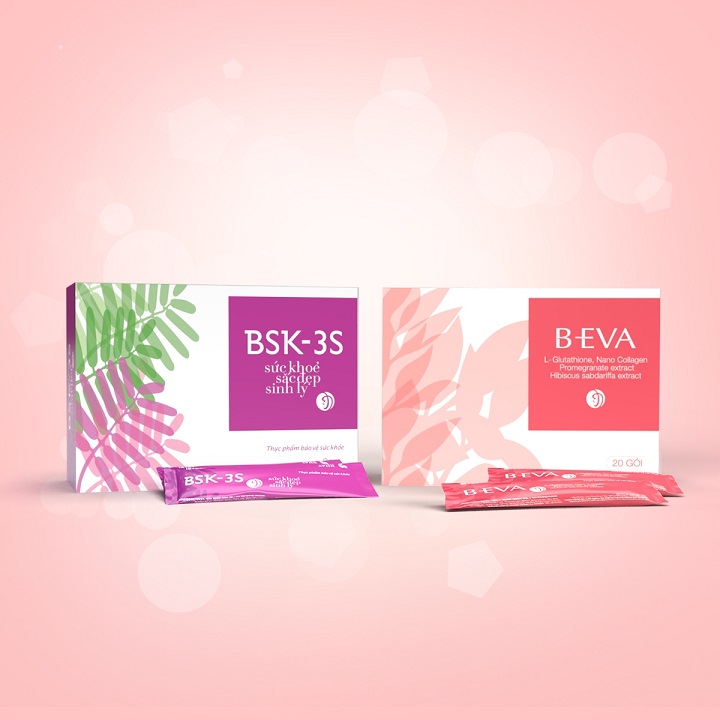 B-EVA- BSK-3S giúp da trắng sáng an toàn từ sâu bên trong