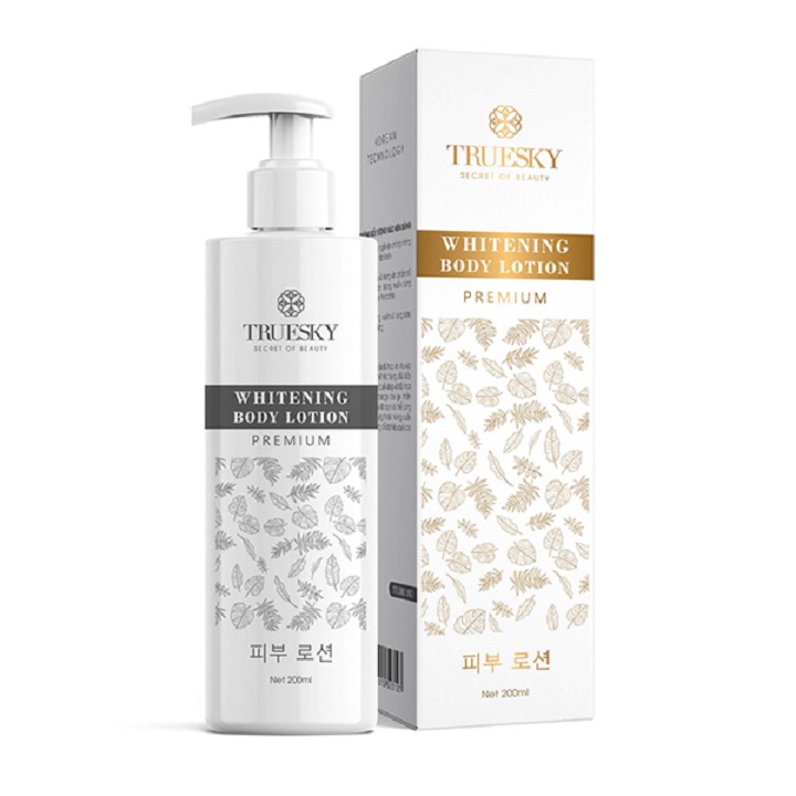 Kem dưỡng trắng da toàn thân Truesky Whitening lotion dưỡng trắng da