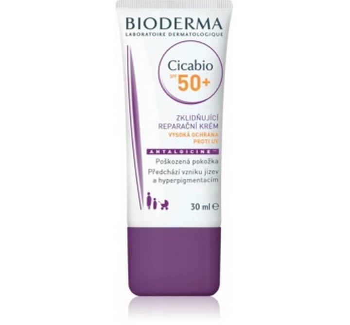 Kem dưỡng ẩm, phục hồi Bioderma Cicabio Crème SPF 50+