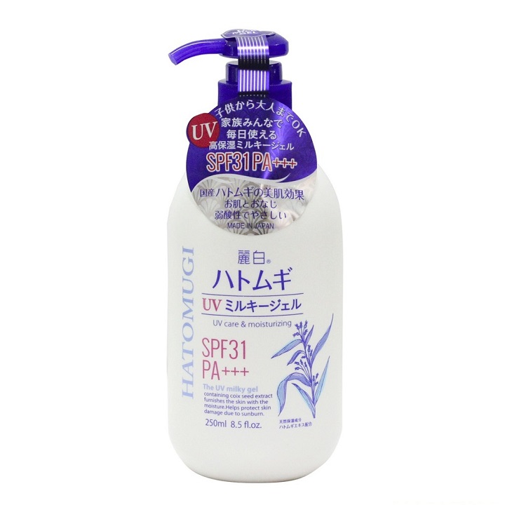 lotion dưỡng trắng da Hatomugi Body Milk