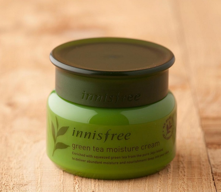 Kem dưỡng ẩm dành cho da khô Innisfree Green Tea Moisture Cream