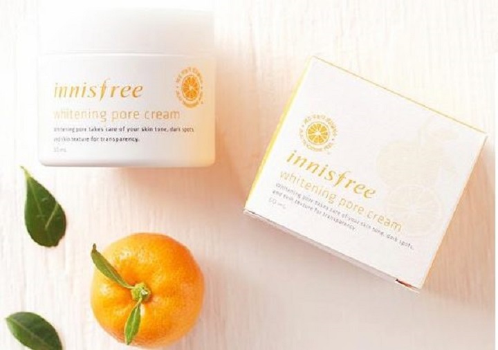 Kem dưỡng trắng da ban đêm Innisfree Whitening Pore Cream