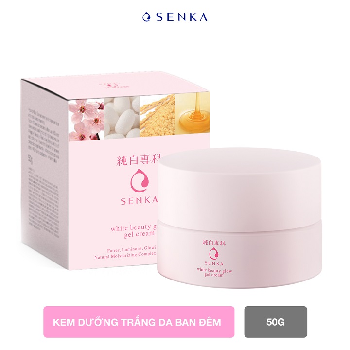 Kem dưỡng trắng da chống nắng ban ngày Senka White Beauty Glow UV Cream