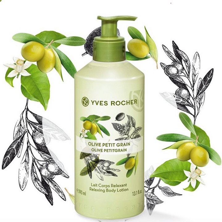 Lotion Body Yves Rocher Relaxing Body Lotion Olive Petit Grain