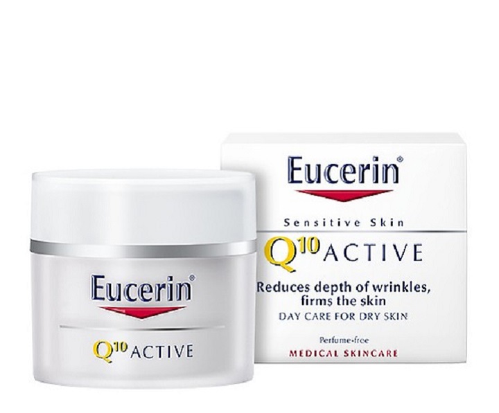 Kem dưỡng trắng cho da nhạy cảm Eucerin Q10 Active Day Cream