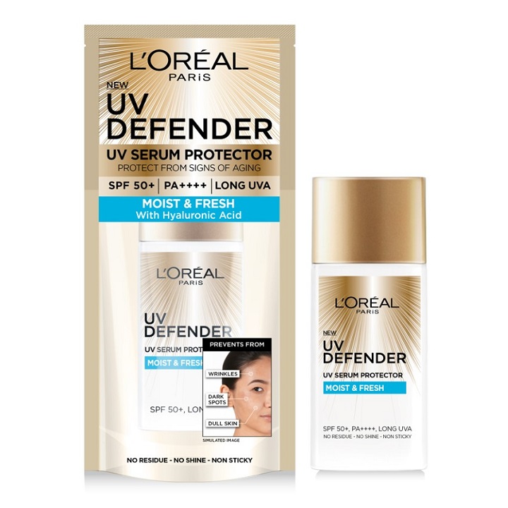 Kem chống nắng dưỡng trắng da mặt L’Oreal Paris UV Defender 50ml​