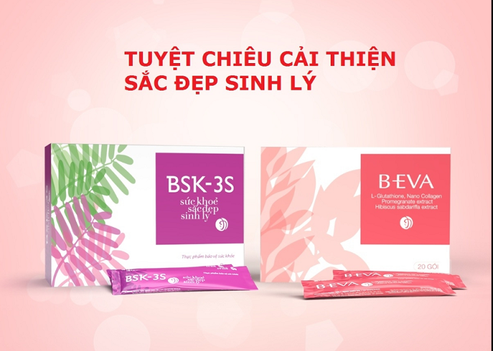 B-EVA, BSK-3S giúp sáng da hiệu quả 