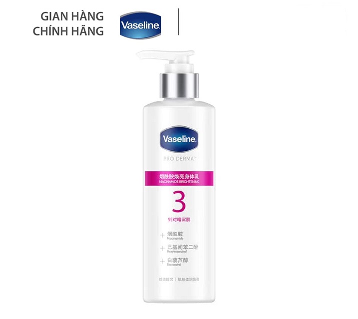 Sữa dưỡng thể Vaseline Pro Derma