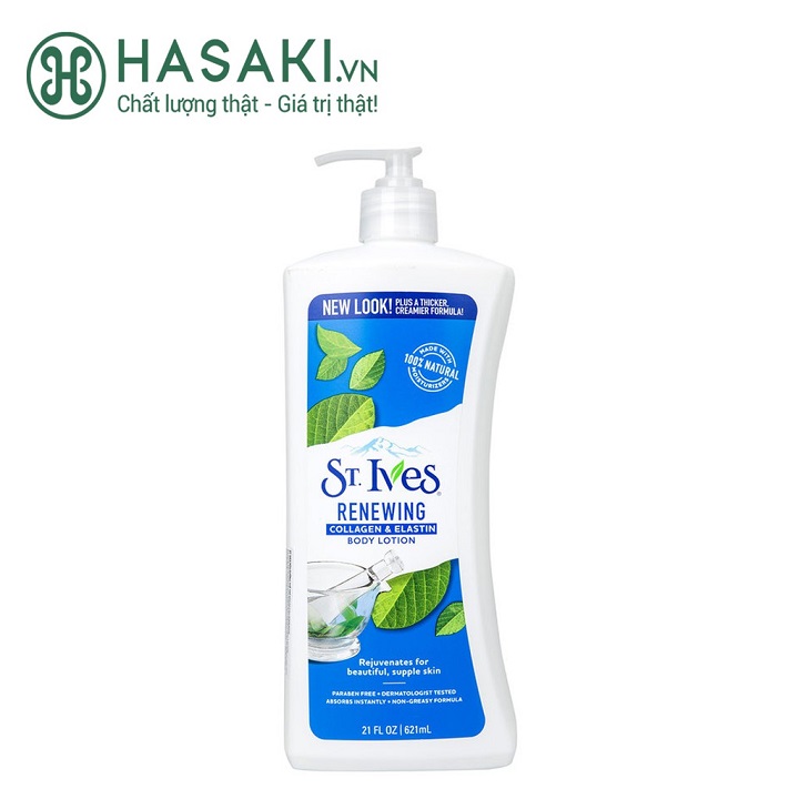 Sữa dưỡng thể St.Ives Skin Renewing Collagen Elastin Body Lotion