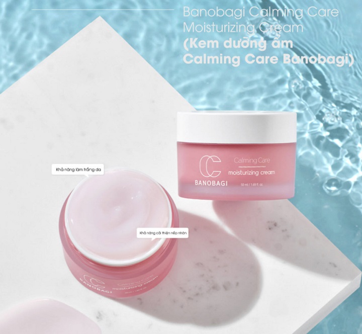 Kem Dưỡng Ẩm BANOBAGI Calming Care Moisturizing Cream