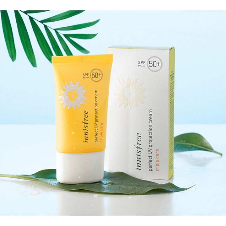 Kem trắng da chống nắng Innisfree Perfect UV Protection Cream Triple Care SPF50+