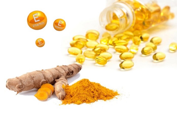 Kết hợp vitamin E với tinh bột nghệ để đắp mặt mang đến công thức làm đẹp da cực kỳ hiệu quả Cách làm trắng da toàn thân