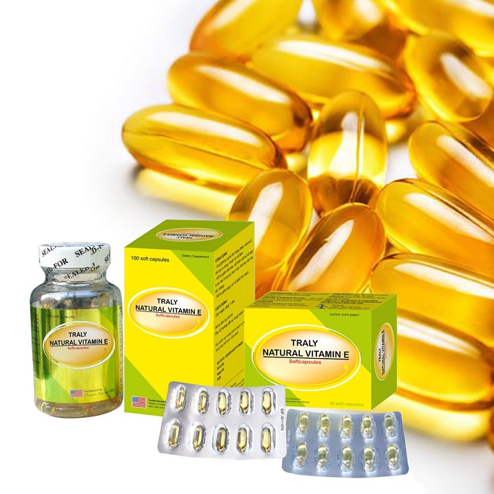 Vitamin E viên uống đẹp da Traly Natural