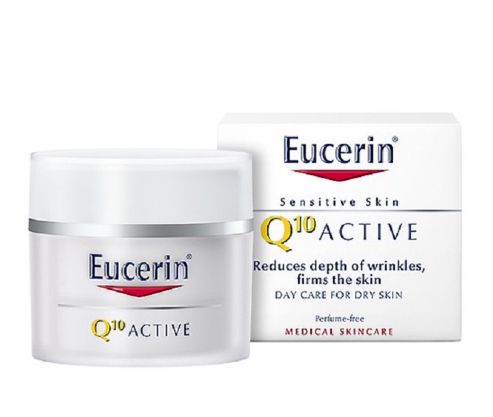 Kem dưỡng trắng cho da nhạy cảm Eucerin Q10 Active Day Cream